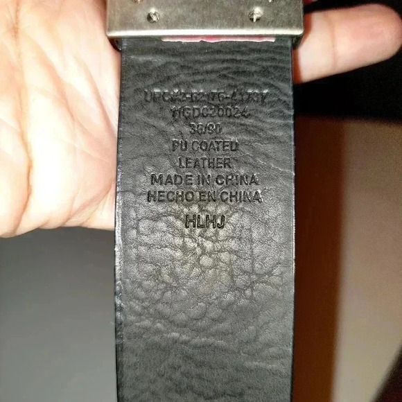 Dickies Genuine Leather Brown Belt Size 36/90 - Picture 6 of 6